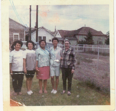 August 1966 - All pregnant sisters; Fredericka, Kathy, Bernice, Ruth