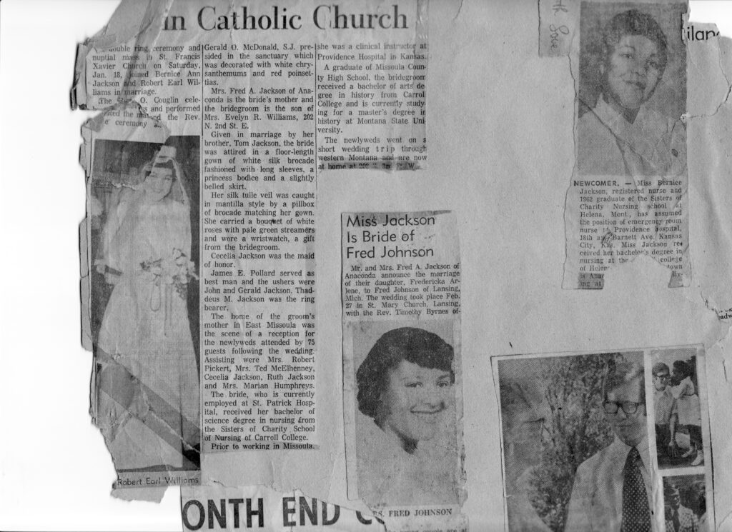 Aunt Bernice Newspaper Clippings