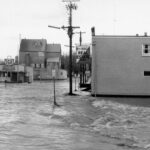 1975 flooding. Photo taken from Inkerman West.