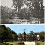 Elizabeth Street bridge over the Maitland River - c.1887