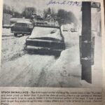 Photo of the first major snowstorm in Listowel in January of 1972.