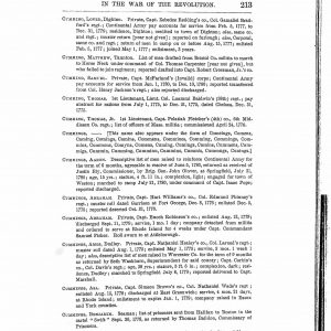 Massachusetts, U.S., Soldiers and Sailors in the Revolutionary War for Asa Cummings