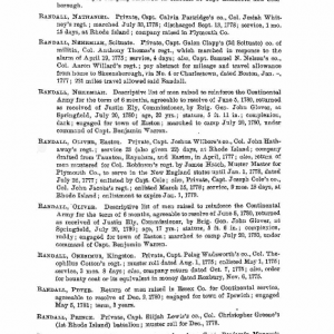 Massachusetts, U.S., Soldiers and Sailors in the Revolutionary War